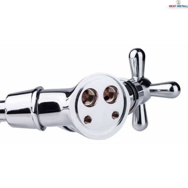Змішувач для кухні Lidz Dominox 271 двохвентильний LDDOM271CRM35534 Chrome SD00041637 фото