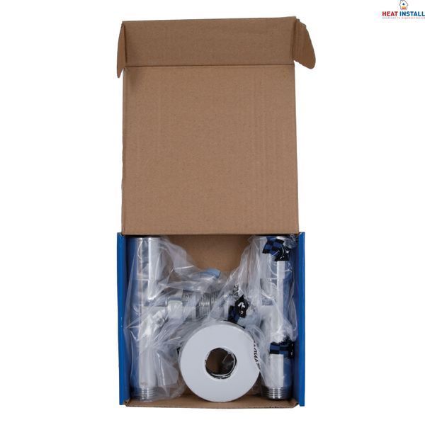 Комплект кранів Thermo Alliance Standart 1/2" НР для рушникосушарки кутовий SF395W15 SD00046628 фото