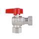 Кран кульовий Thermo Alliance Standart 3/4"ВВ кутовий, PN40, з накидною гайкою TAS223W20 SD00054690 фото 5