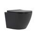 Унітаз підвісний Qtap Robin Ultra Quiet 520&times;365&times;340 мм, Anthracite, з сидінням Slim Duroplast / Soft-close / Quick Release QTROB26AN48995 SD00055119 фото 1