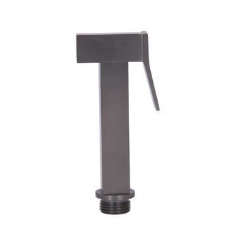 Лійка для ручного душу Qtap (160,5x18,2x56) для змішувача для раковини з гігієнічним душем Gemini Gunmetal Black PVD QTGEM160518256GMB50077 SD00056201 фото