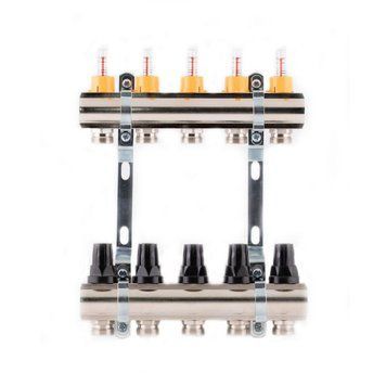 Колектор з витратомірами Thermo Alliance Forte 1" 4 виходи SF001W4 SD00039943 фото