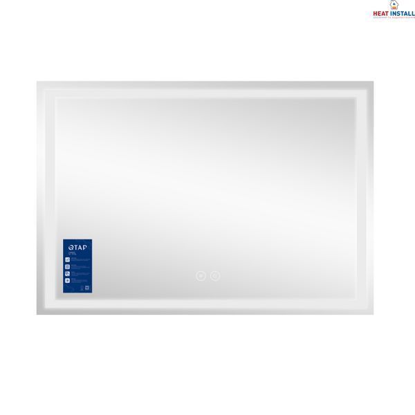 Дзеркало Qtap Mideya MI1) 1200х800 з LED-підсвічуванням Touch, з антизапотіванням, димером QT2078F613W SD00034659 фото