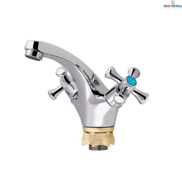 Змішувач для раковини Lidz Lamb 161F двохвентильний LDLAM161FCRM35446 Chrome SD00041550 фото