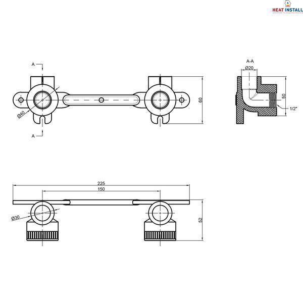 Кутик PPR Thermo Alliance під змішувач 20х1/2" ВР SD00029424 фото