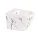 Біде підвісне Qtap Robin 515x370x350 мм, Marble QT13551381GMR SD00054287 фото 1