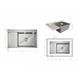 Мийка для кухні інтегрована Lidz Handmade Max 500 H7849L Brushed Steel, 3,0/1,0 мм, крило зліва, збільшена чаша LDH7849LBRU49463 SD00055587 фото 2