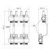 Колектор з витратомірами Thermo Alliance Forte 1" 4 виходи SF001W4 SD00039943 фото 2