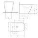 Біде підлогове Qtap Cardinal 520&times;345&times;400 мм, White QTCAR29W49031 SD00055155 фото 2