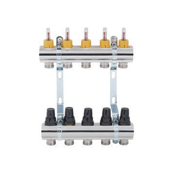 Колектор з витратомірами Thermo Alliance Forte 1" 5 виходів SF001W5 SD00039944 фото