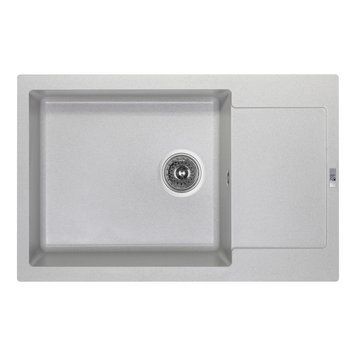 Кухонна мийка Lidz 781x510/200 GRA-09 (LIDZGRA09781510200) SD00044540 фото