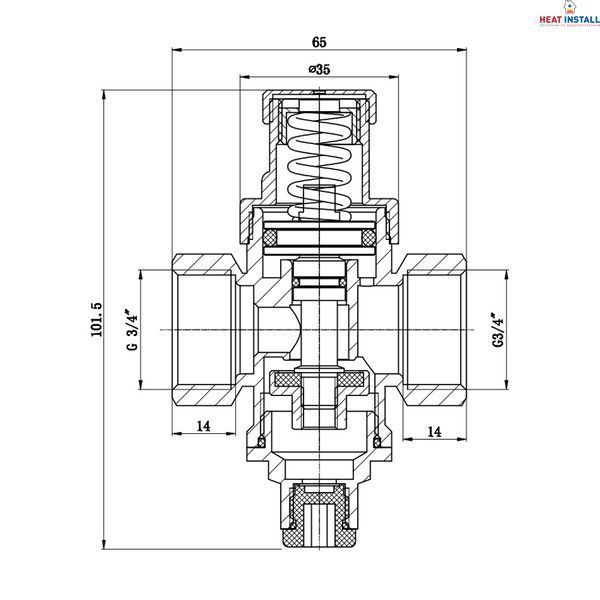 Редуктор Thermo Alliance Standart 3/4" SF241W20 SD00021157 фото