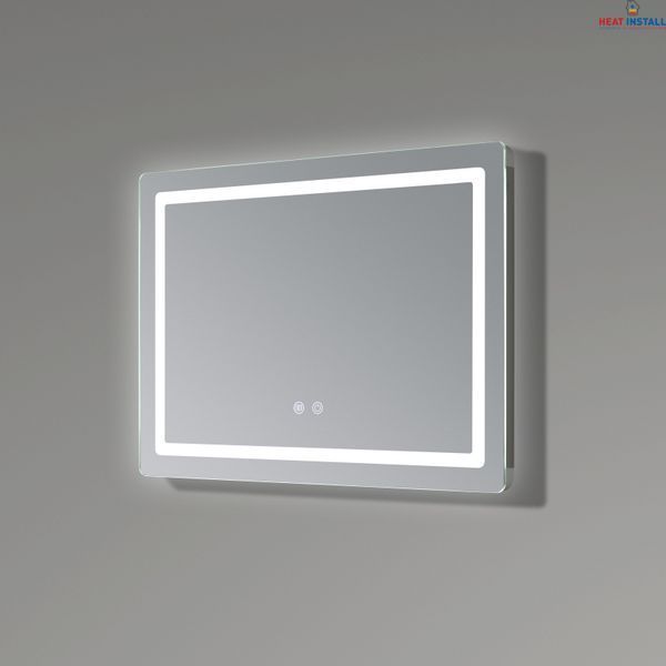 Дзеркало Qtap Mideya (DC-F614) 700х500 з LED-підсвічуванням Touch, з антизапотіванням, димером QT2078NCF07050W SD00054143 фото