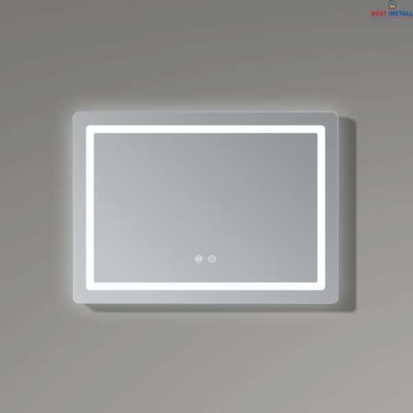 Дзеркало Qtap Mideya (DC-F614) 700х500 з LED-підсвічуванням Touch, з антизапотіванням, димером QT2078NCF07050W SD00054143 фото