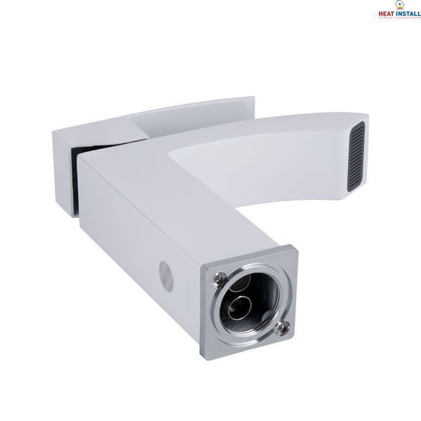 Змішувач для раковини Qtap Swan Cascada QTSWA270CRW45568 Chrome/White SD00051692 фото