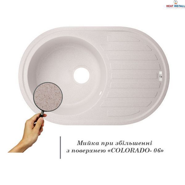 Кухонна мийка Lidz 780x500/200 COL-06 (LIDZCOL06780500200) SD00039794 фото