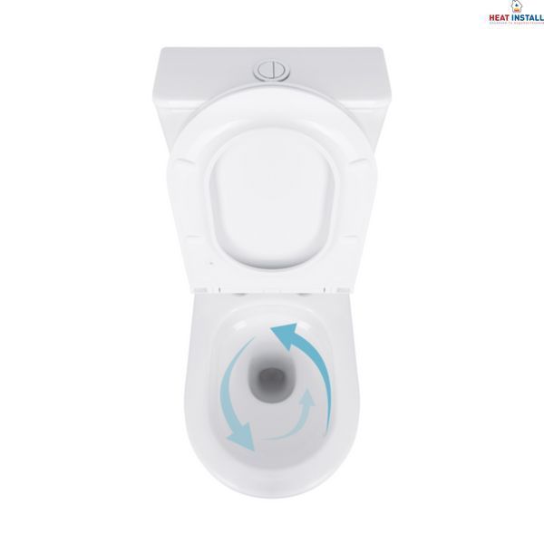 Унітаз підлоговий Qtap Robin New Ultra Quiet безобідковий з сидінням Soft-close WHITE QT13226083AW SD00052565 фото