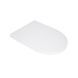 Сидіння для унітазу Qtap (Kolibri) 455&times;360&times;30 мм, White, з мікроліфтом Slim Duroplast, Quick Release QTST179W49488 SD00055612 фото 1