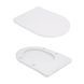 Унітаз підлоговий Qtap Robin New Ultra Quiet безобідковий з сидінням Soft-close WHITE QT13226083AW SD00052565 фото 5