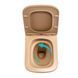 Унітаз підвісний Qtap Tern Ultra Quiet 520&times;345&times;325 мм, Beige, з сидінням Slim Duroplast / Soft-close / Quick Release QTTER26SB49001 SD00055125 фото 6