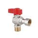 Кран кульовий Thermo Alliance Standart 1/2"ВЗ кутовий, PN40, з накидною гайкою TAS224W15 SD00054687 фото 3