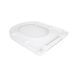 Сидіння для унітазу Qtap (Kolibri) 455&times;360&times;30 мм, White, з мікроліфтом Slim Duroplast, Quick Release QTST179W49488 SD00055612 фото 3
