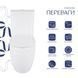 Унітаз підлоговий Qtap Robin New Ultra Quiet безобідковий з сидінням Soft-close WHITE QT13226083AW SD00052565 фото 2