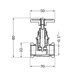 Вентиль латунний SD 25х1" ВР (YA) SD00052117 фото 2
