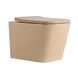 Унітаз підвісний Qtap Tern Ultra Quiet 520&times;345&times;325 мм, Beige, з сидінням Slim Duroplast / Soft-close / Quick Release QTTER26SB49001 SD00055125 фото 1