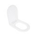 Сидіння для унітазу Qtap (Kolibri) 455&times;360&times;30 мм, White, з мікроліфтом Slim Duroplast, Quick Release QTST179W49488 SD00055612 фото 2