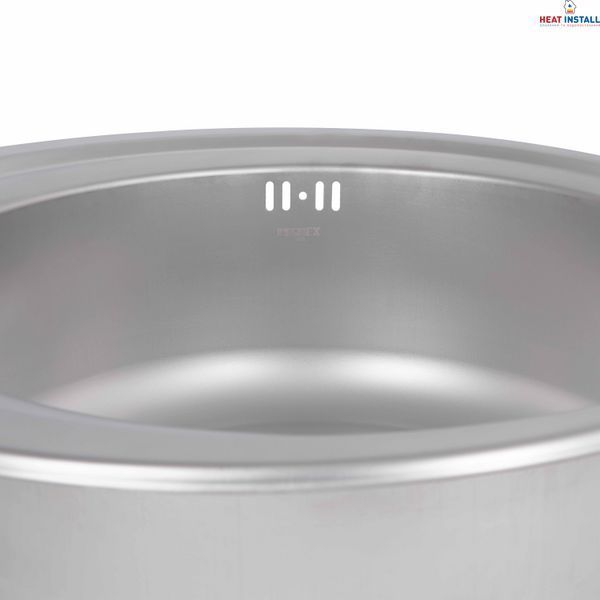 Кухонна мийка Brinex 510-D 0,8 мм Satin (BRIN510SAT08) SD00054087 фото