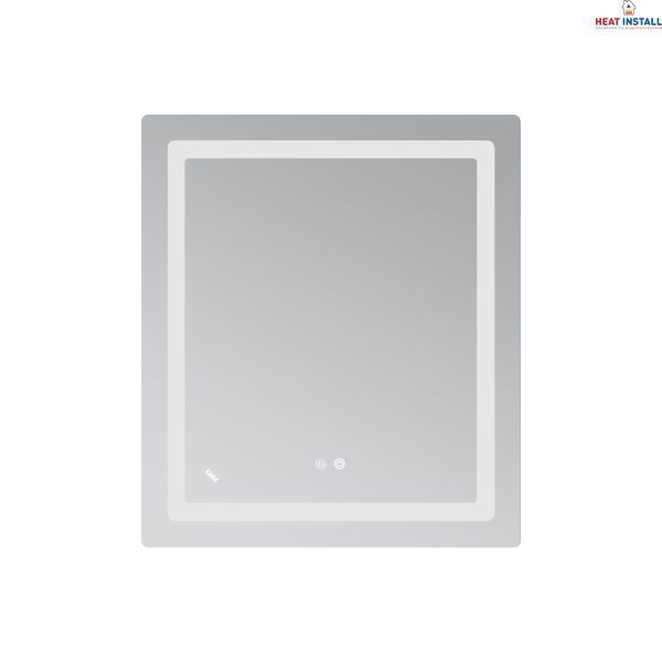 Дзеркало Lidz Kubis 700х800 з LED-підсвічуванням Touch, з антизапотіванням, з димером, рег. яскравості LD78LF904708048447 SD00054571 фото