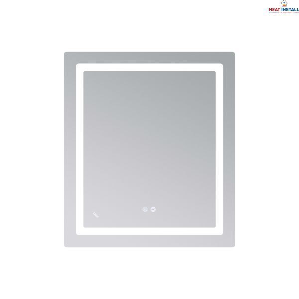 Дзеркало Lidz Kubis 700х800 з LED-підсвічуванням Touch, з антизапотіванням, з димером, рег. яскравості LD78LF904708048447 SD00054571 фото