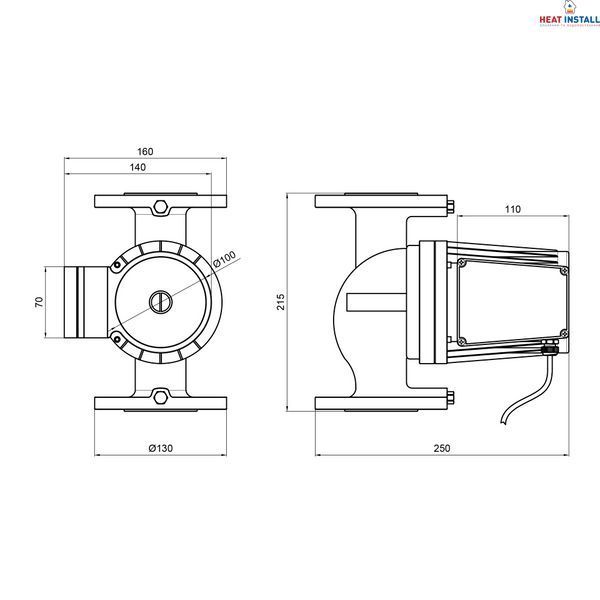 Насос циркуляційний Thermo Alliance LPA40-13-550 SD00047132 фото