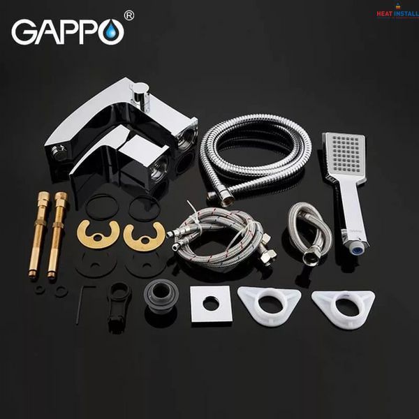 Змішувач для ванни на борт GAPPO G1107, хром 1033978 фото
