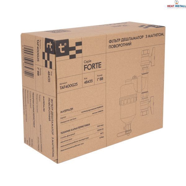 Фільтр-дешламатор Thermo Alliance Forte 1", поворотний (магнітний шламоуловлювач) TAF400G25 SD00054559 фото