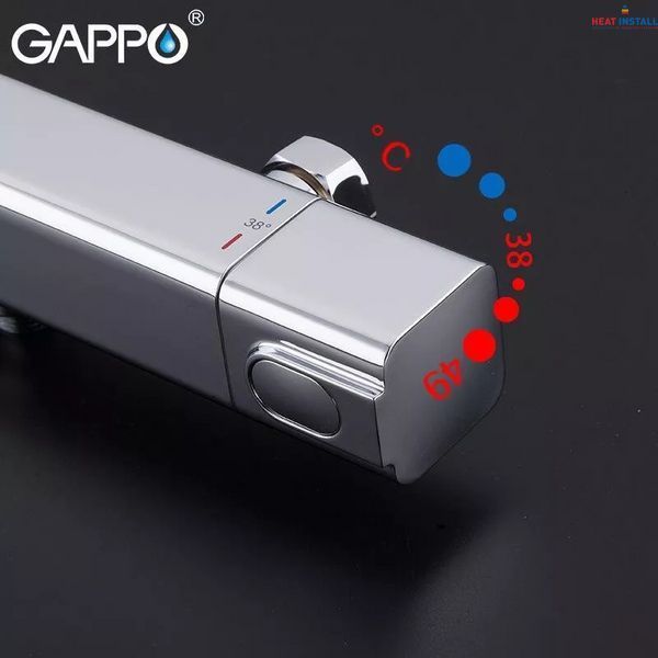 Змішувач для душу GAPPO G2091 термостат, хром 1038612 фото