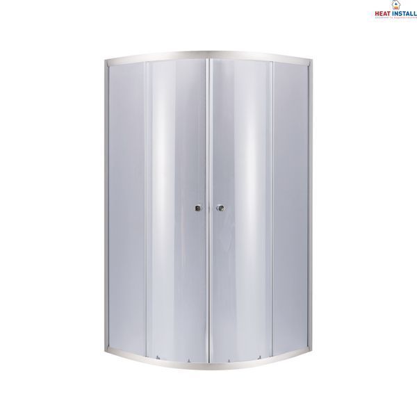 Набір Lidz душова кабіна Latwa SC80x80.SAT.LOW.GR, скло тоноване 4 мм + піддон Kupala SD00048658 фото