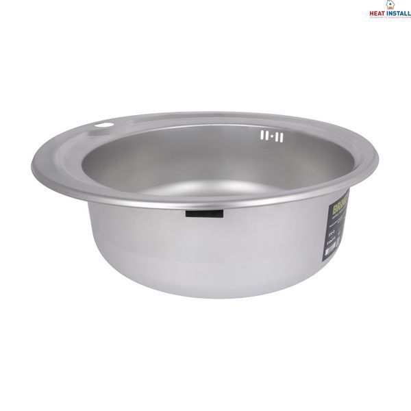 Кухонна мийка Brinex 510-D 0,8 мм Satin (BRIN510SAT08) SD00054087 фото