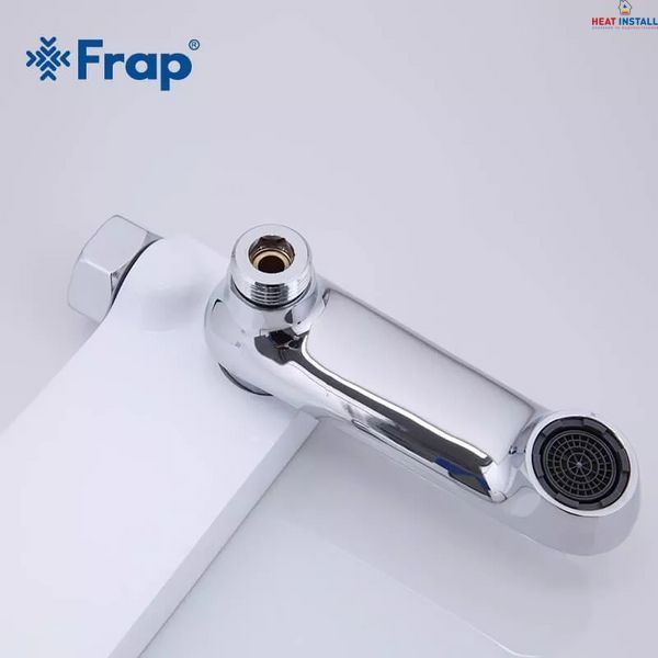 Змішувач для ванни Frap F3234, білий/хром 1033655 фото