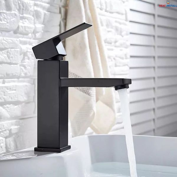 Змішувач для умивальника WEZER PRO1-02-BLACK 1044118 фото
