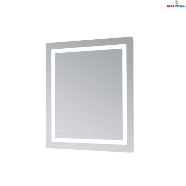 Дзеркало Lidz Kubis 700х800 з LED-підсвічуванням Touch, з антизапотіванням, з димером, рег. яскравості LD78LF904708048447 SD00054571 фото