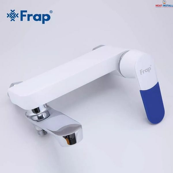 Змішувач для ванни Frap F3234, білий/хром 1033655 фото