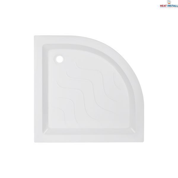Набір Lidz душова кабіна Latwa SC80x80.SAT.LOW.GR, скло тоноване 4 мм + піддон Kupala SD00048658 фото