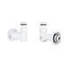 Комплект кранів Thermo Alliance Standart 1/2" бiлий, для рушникосушарки кутовий SF395W15HEW SD00051859 фото 4