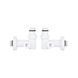 Комплект кранів Thermo Alliance Standart 1/2" бiлий, для рушникосушарки кутовий SF395W15HEW SD00051859 фото 2