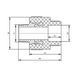 Муфта PPR Blue Ocean 20х1/2" ЗР SD00006376 фото 3
