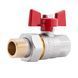 Кран кульовий "Американка" Thermo Alliance Standart 1/2" ВЗ прямий SD220NW15PN40 SD00021421 фото 2