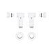Комплект кранів Thermo Alliance Standart 1/2" бiлий, для рушникосушарки кутовий SF395W15HEW SD00051859 фото 5