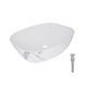 Раковина накладна Qtap Cardinal 500х380х140 мм, Marble, прямокутна, з донним клапаном QTCAR188MR49826 SD00055950 фото 1